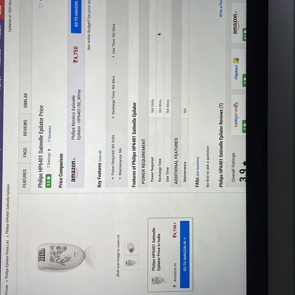 Philips Satinelle Epilator corded - Picture 10 of 10